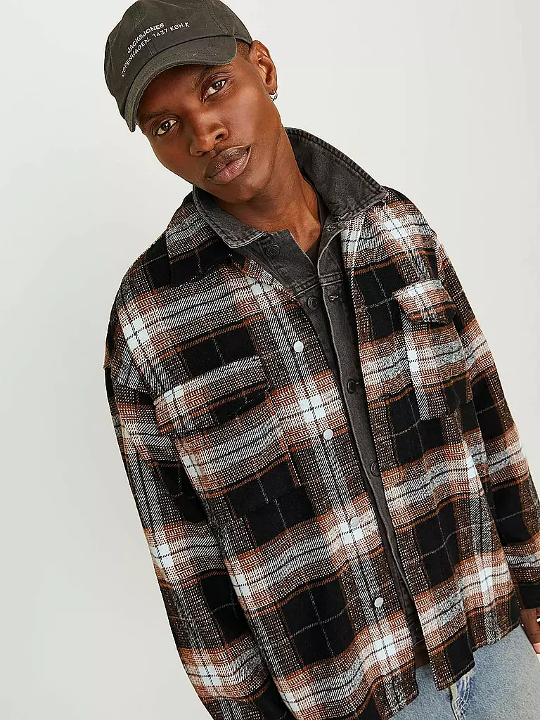 JACK & JONES | Hemd Overshirt JORVESTERBRO  | Nero