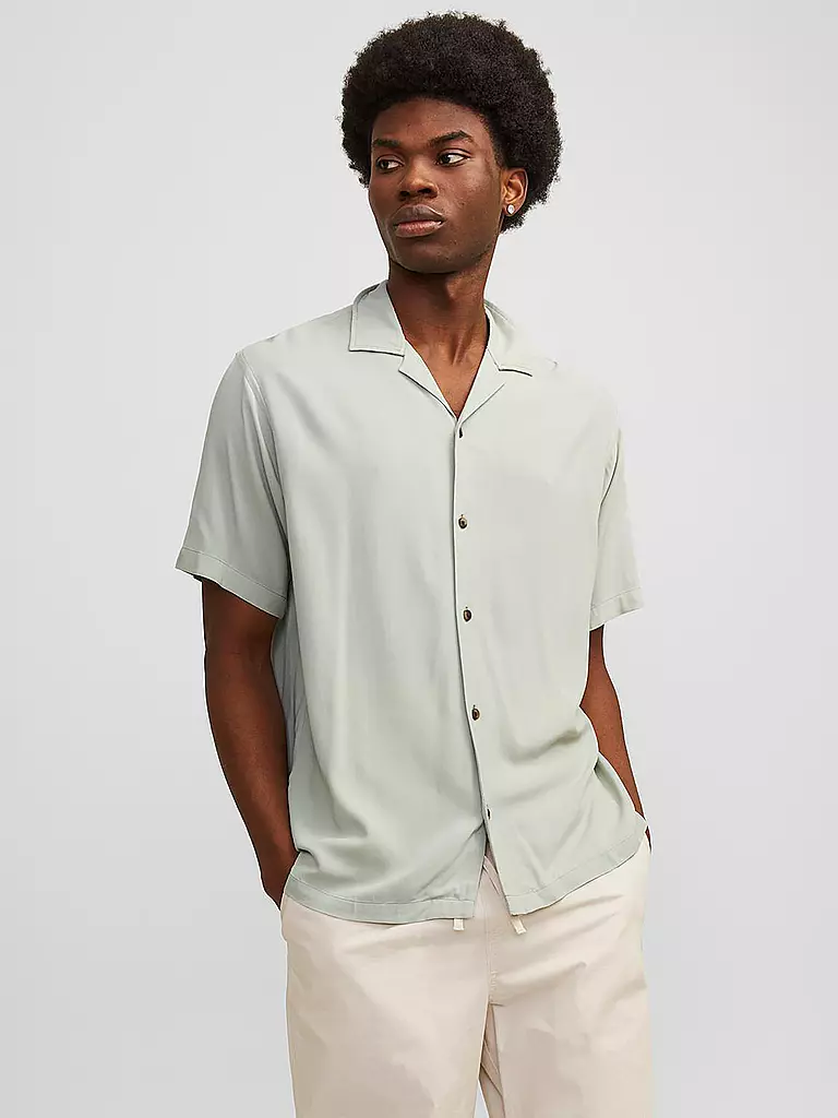 JACK & JONES | Hemd Regular Fit JJEJEFF | Verde chiaro