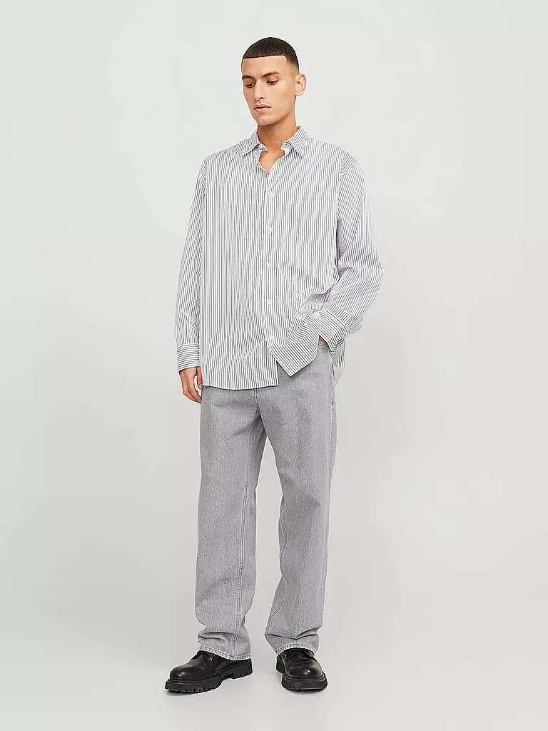 JACK & JONES | Jeans Baggy Fit JJIALEX JJORIGINAL | Grigio chiaro