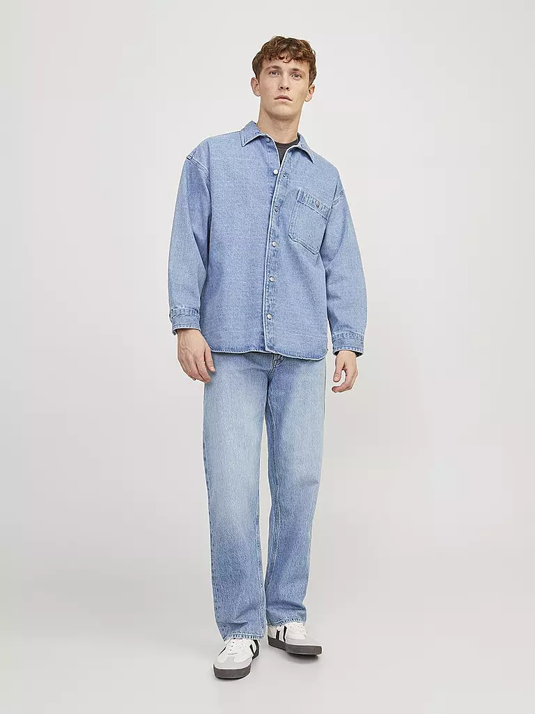 JACK & JONES | Jeans Baggy Fit JJIEDDIE JJORIGINAL | Blu