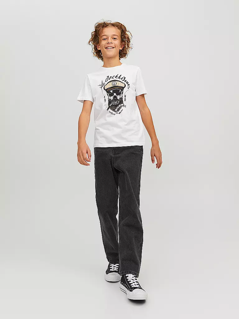 JACK & JONES | Jeans da ragazzo Relaxed Fit JJICHRIS | Nero