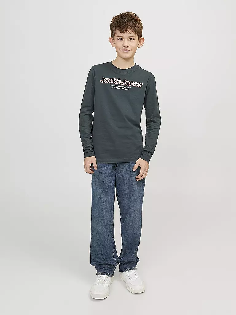 JACK & JONES | Jeans da ragazzo Straight Fit JJICLARK JJORIGINAL | Blu