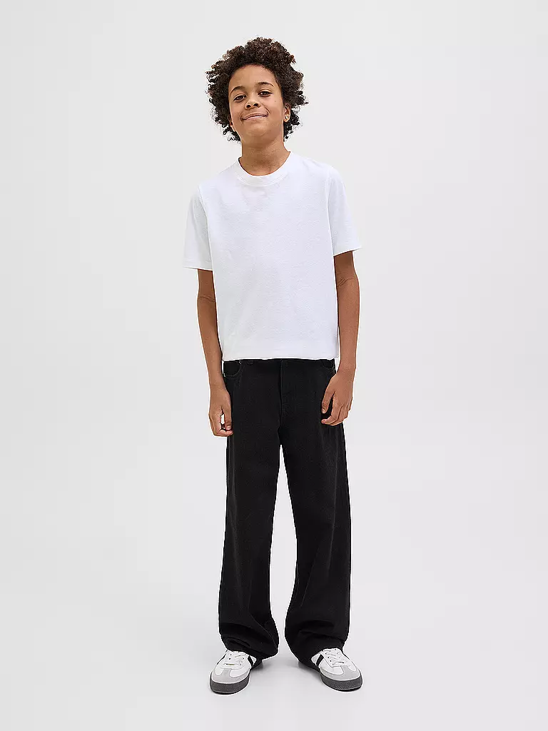 JACK & JONES | Jeans da ragazzo Tapered Fit JJIALEX JJORIGINAL | Nero