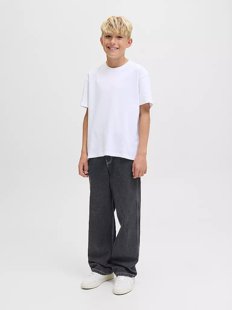 JACK & JONES | Jeans da ragazzo Tapered Fit JJIALEX | Nero