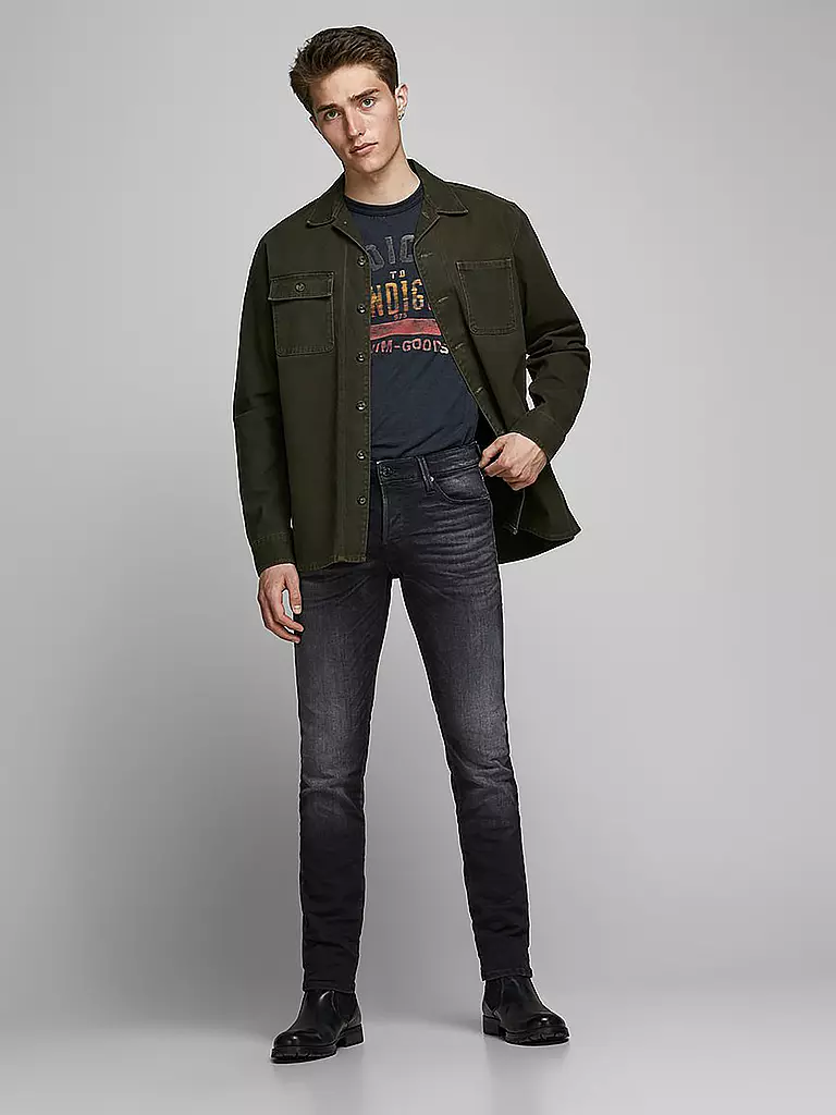 JACK & JONES | Jeans Slim Fit " JJIGLENN JJICON " | Nero