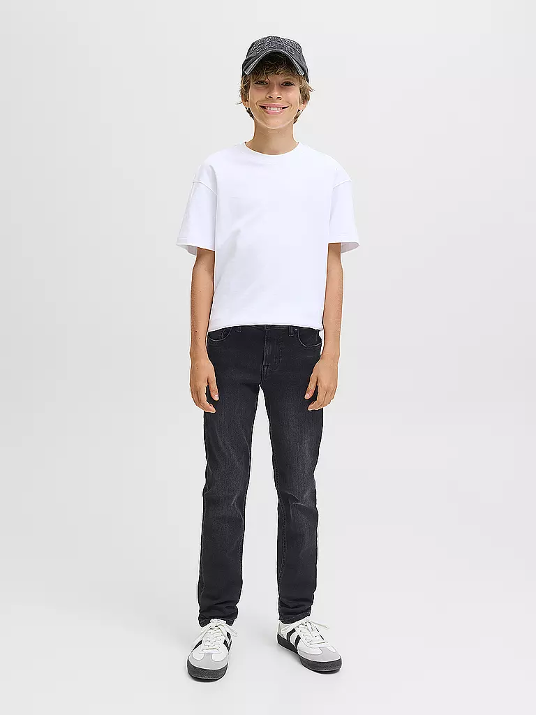 JACK & JONES | Jeans slim fit JJIGLENN da ragazzo | Nero