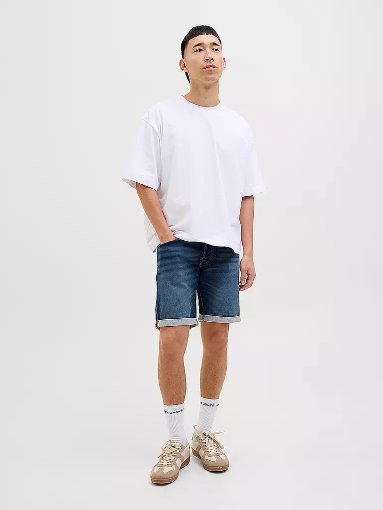 JACK & JONES | Jeansshorts JJIRICK JJICON | Blu