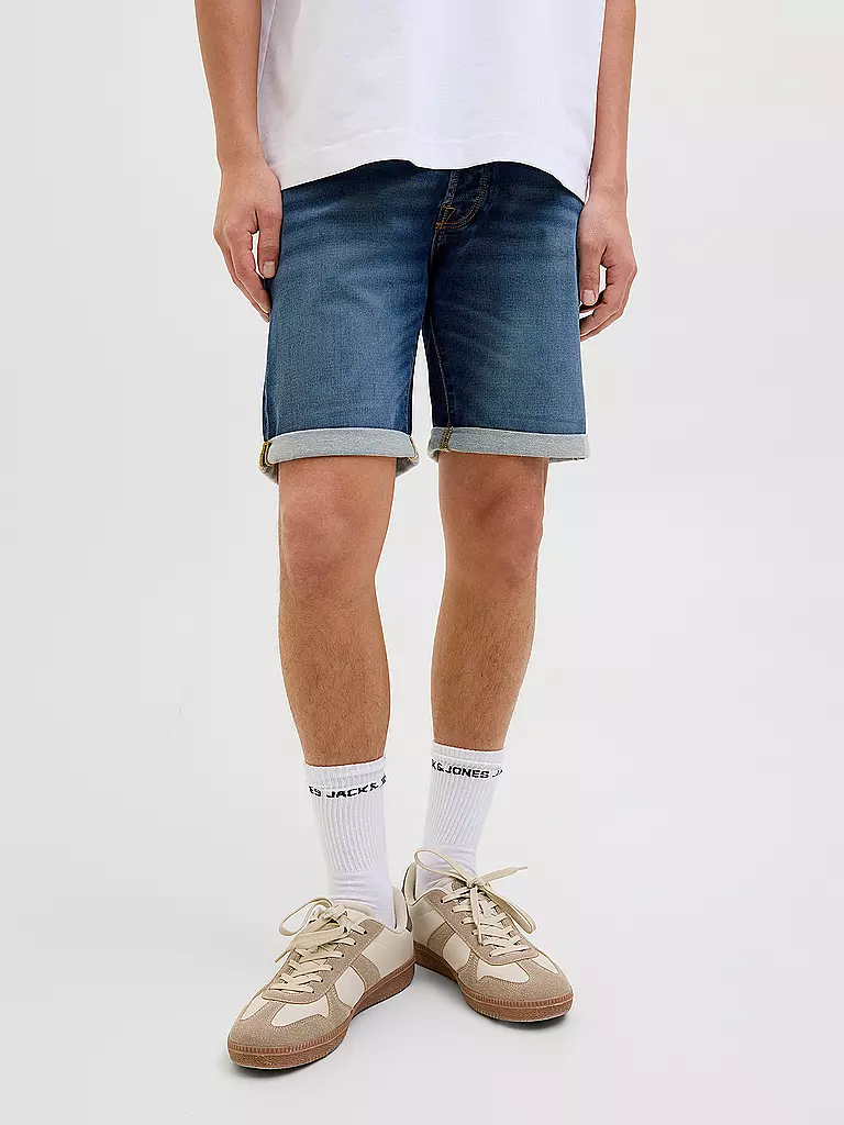 JACK & JONES | Jeansshorts JJIRICK JJICON | Blu