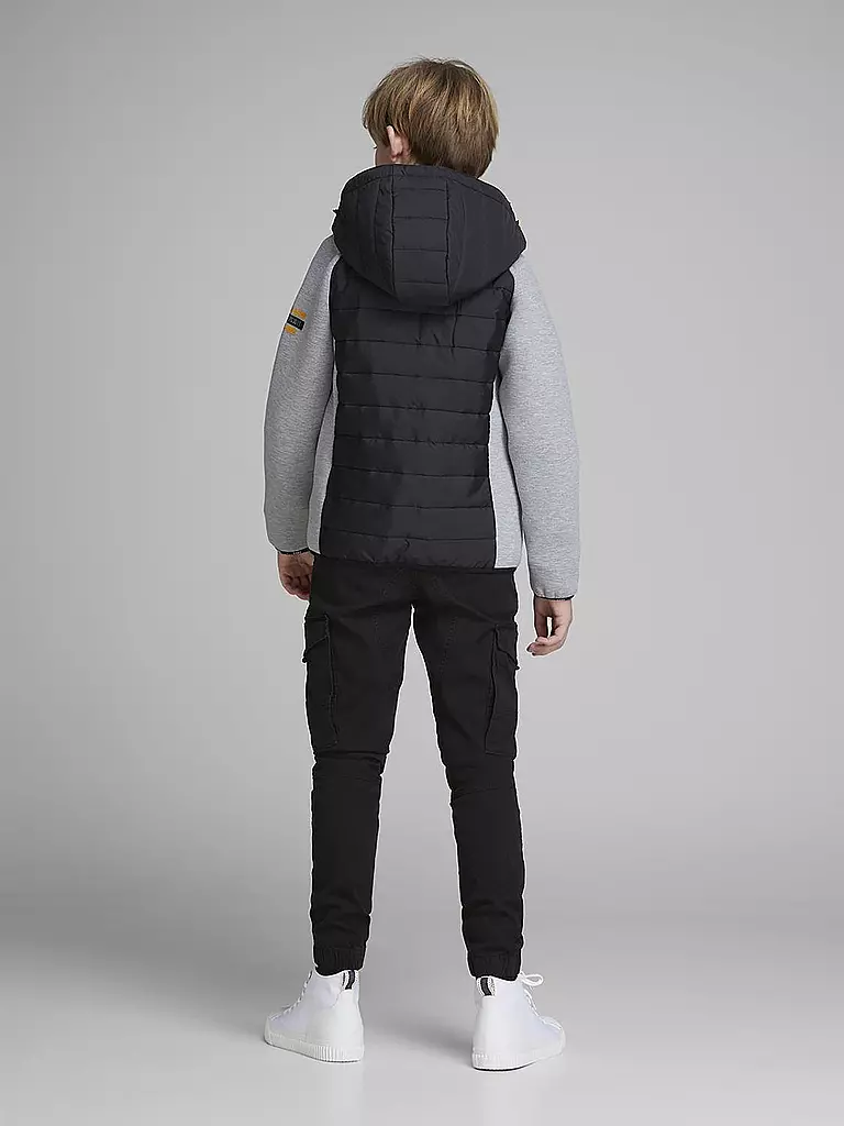 JACK & JONES | Jungen Cargohose Slim Fi  JPSTPAUL  | Nero