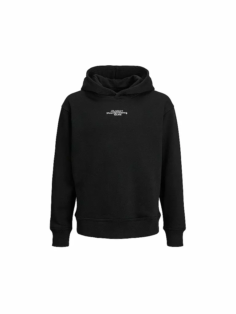 JACK & JONES | Jungen Kapuzensweater - Hoodie JCOALPHA MOUNTAIN | Nero