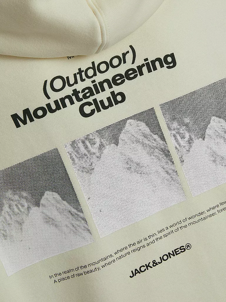 JACK & JONES | Jungen Kapuzensweater - Hoodie JCOALPHA MOUNTAIN | Beige