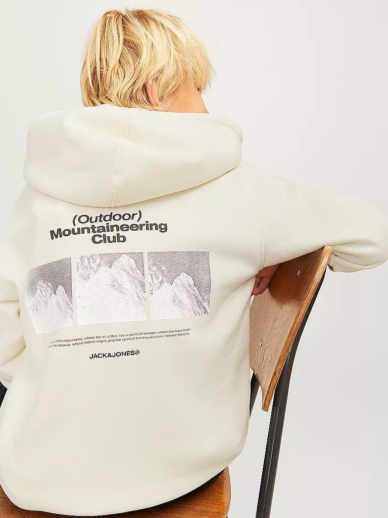JACK & JONES | Jungen Kapuzensweater - Hoodie JCOALPHA MOUNTAIN | Beige