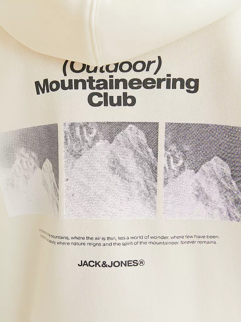 JACK & JONES | Jungen Kapuzensweater - Hoodie JCOALPHA MOUNTAIN | Beige