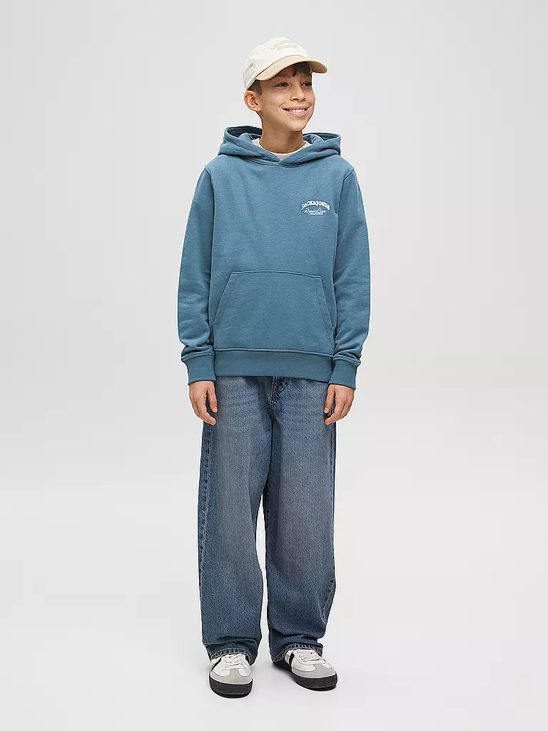 JACK & JONES | Jungen Kapuzensweater - Hoodie JJEBRANDES | Petrolio