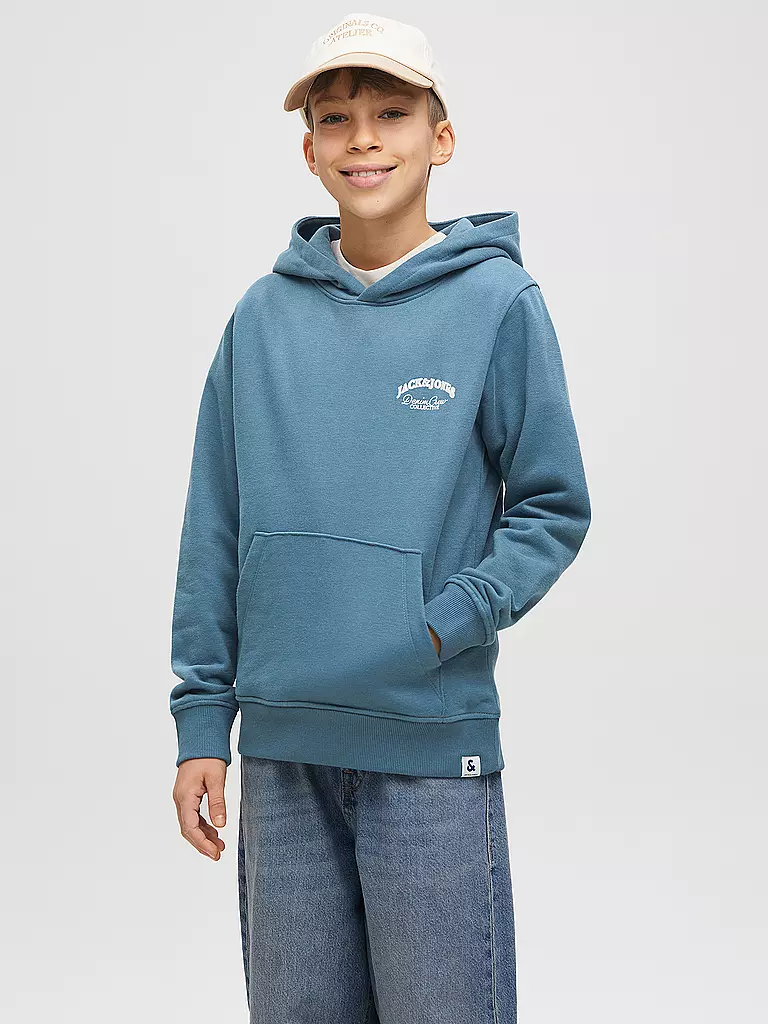 JACK & JONES | Jungen Kapuzensweater - Hoodie JJEBRANDES | Petrolio