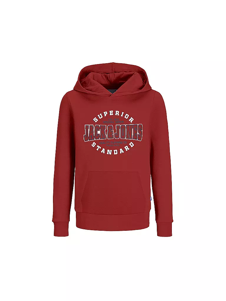 JACK & JONES | Jungen Kapuzensweater - Hoodie JJELOGO | Rosso