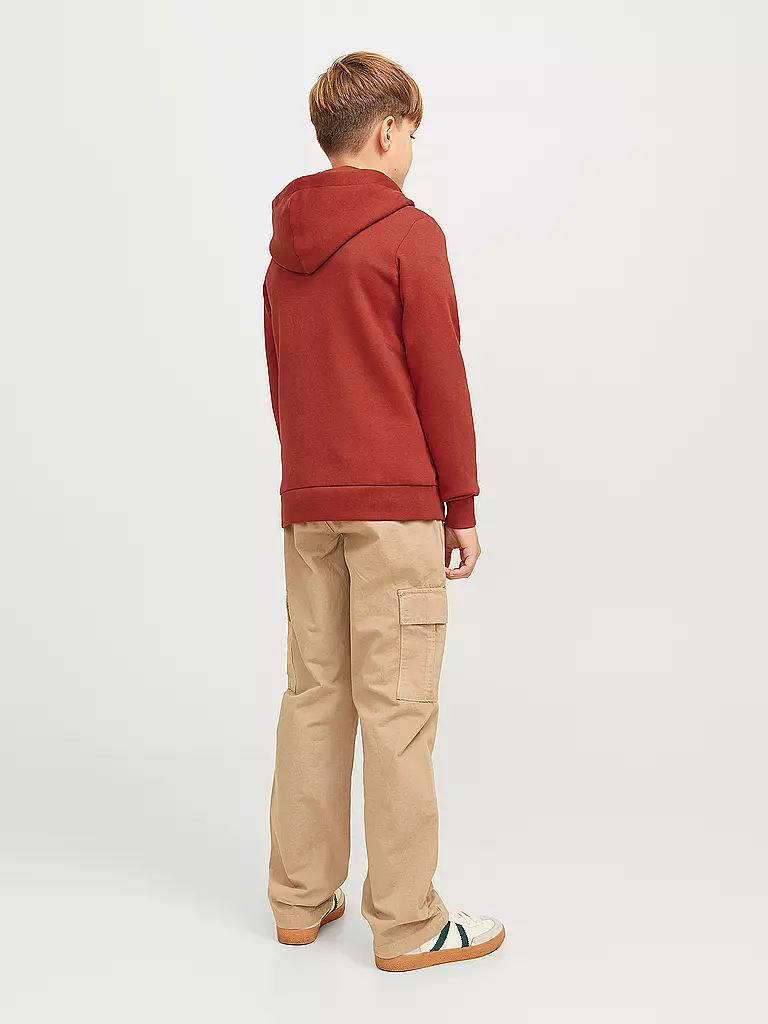 JACK & JONES | Jungen Kapuzensweater - Hoodie JJELOGO | Rosso