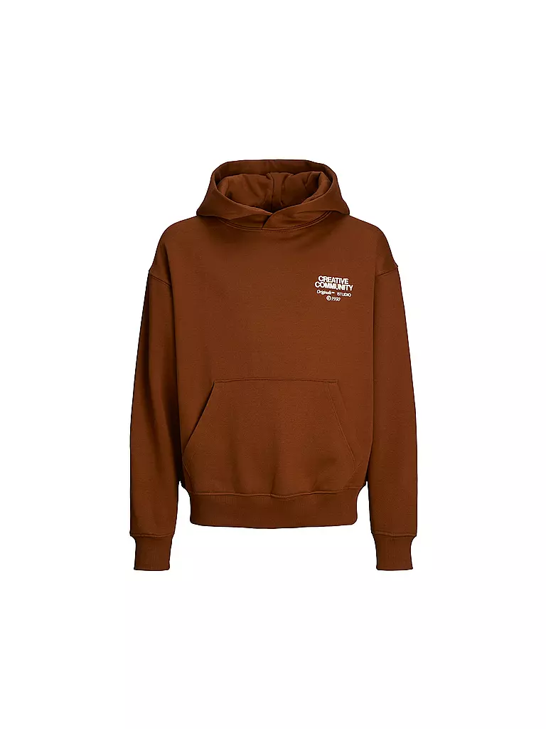 JACK & JONES | Jungen Kapuzensweater - Hoodie JORNOHO  | Marrone
