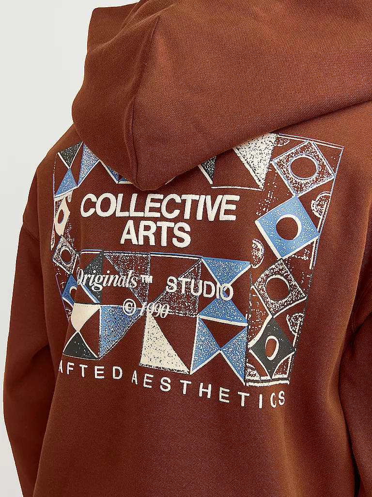 JACK & JONES | Jungen Kapuzensweater - Hoodie JORNOHO  | Marrone