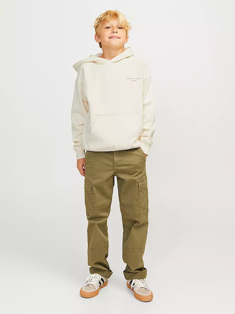 JACK & JONES | Jungen Kapuzensweater - Hoodie JORNOHO  | Bianco