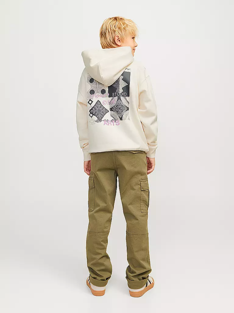 JACK & JONES | Jungen Kapuzensweater - Hoodie JORNOHO  | Bianco