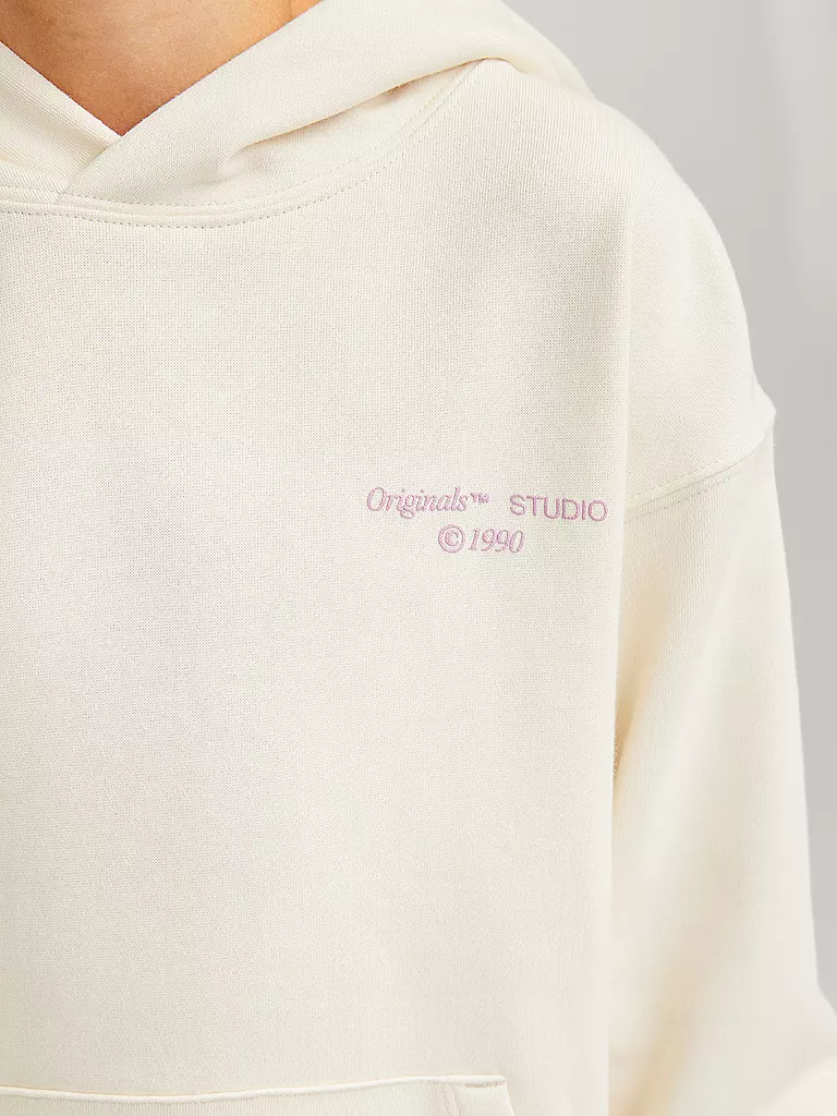 JACK & JONES | Jungen Kapuzensweater - Hoodie JORNOHO  | Bianco