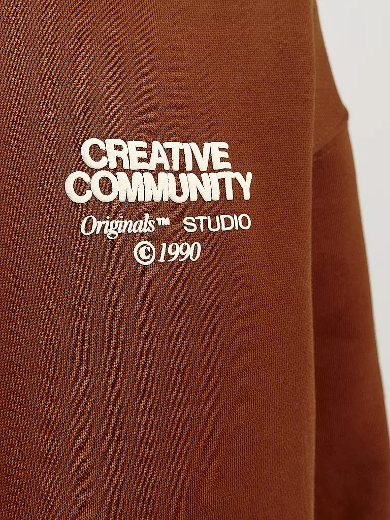 JACK & JONES | Jungen Kapuzensweater - Hoodie JORNOHO  | Marrone