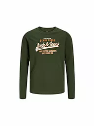 JACK & JONES | Maglietta a maniche lunghe da ragazzo JJELOGO | Oliva