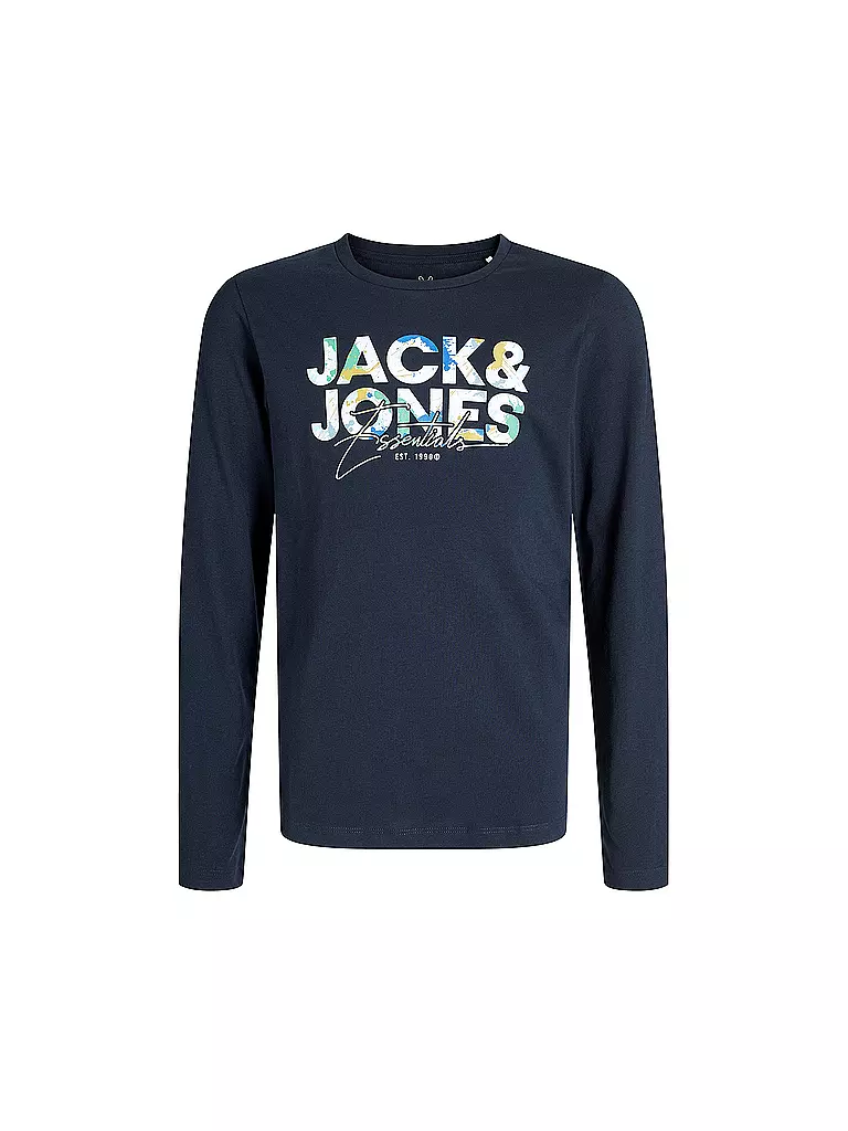 JACK & JONES | Jungen Langarmshirt JJGEPLAS | Blu scuro