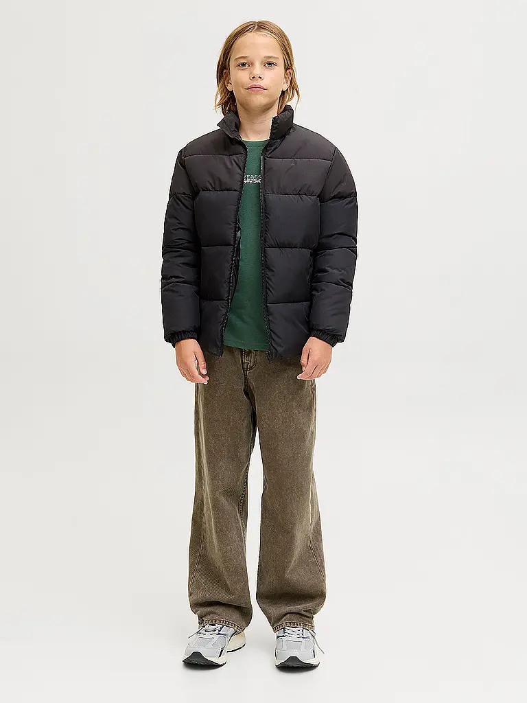 JACK & JONES | Jungen Langarmshirt JORBLEECKER | Verde scuro
