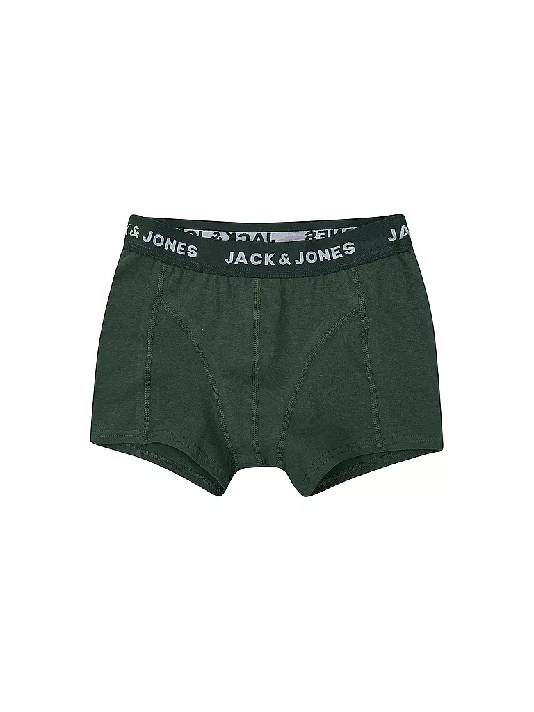 JACK & JONES | Jungen Pants 3-er Pkg. JACKEX dark green/dark cheddar - ensign bl | Verde scuro