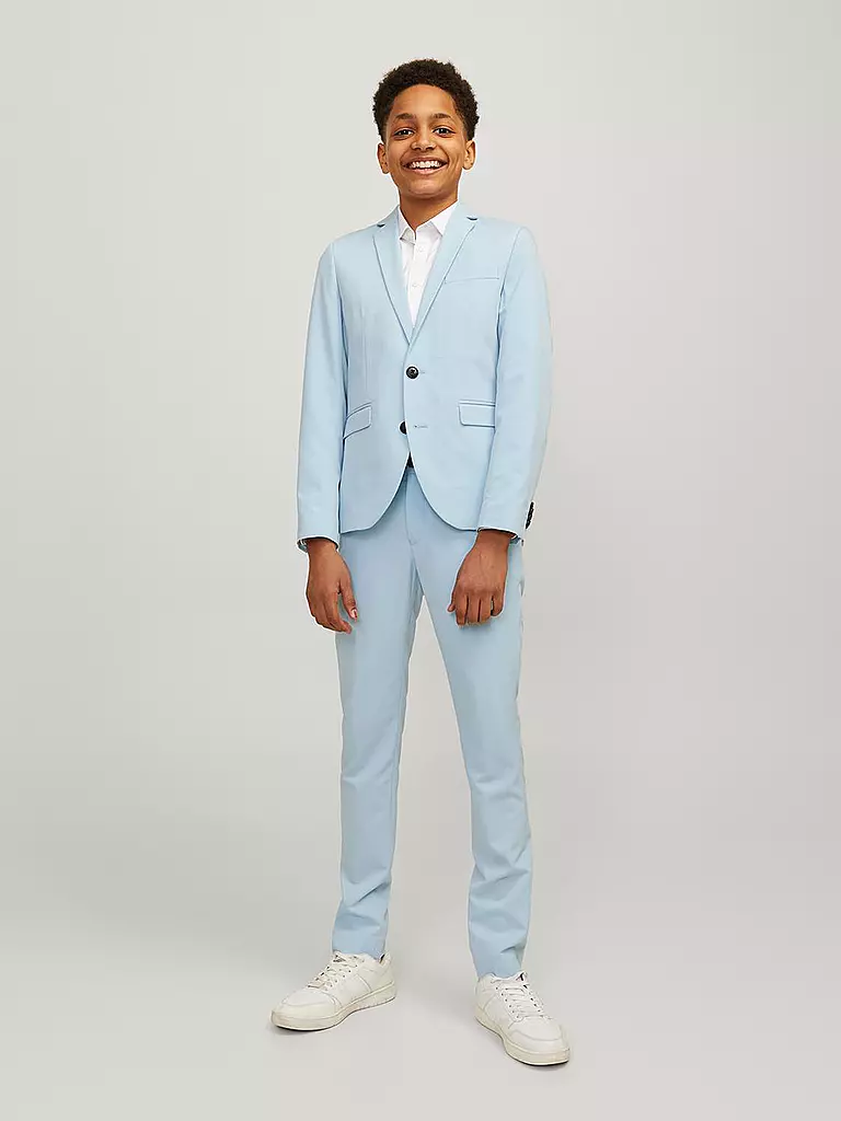 JACK & JONES | Jungen Sakko JPRSOLAR Slim Fit | Blu chiaro