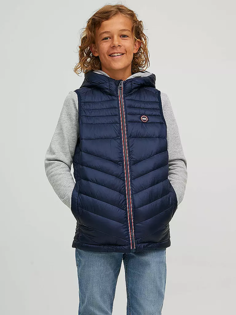 JACK & JONES | Jungen Steppgilet JJEHERO | Blu scuro
