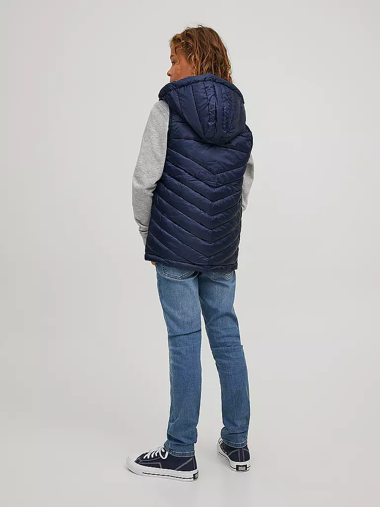 JACK & JONES | Jungen Steppgilet JJEHERO | Blu scuro