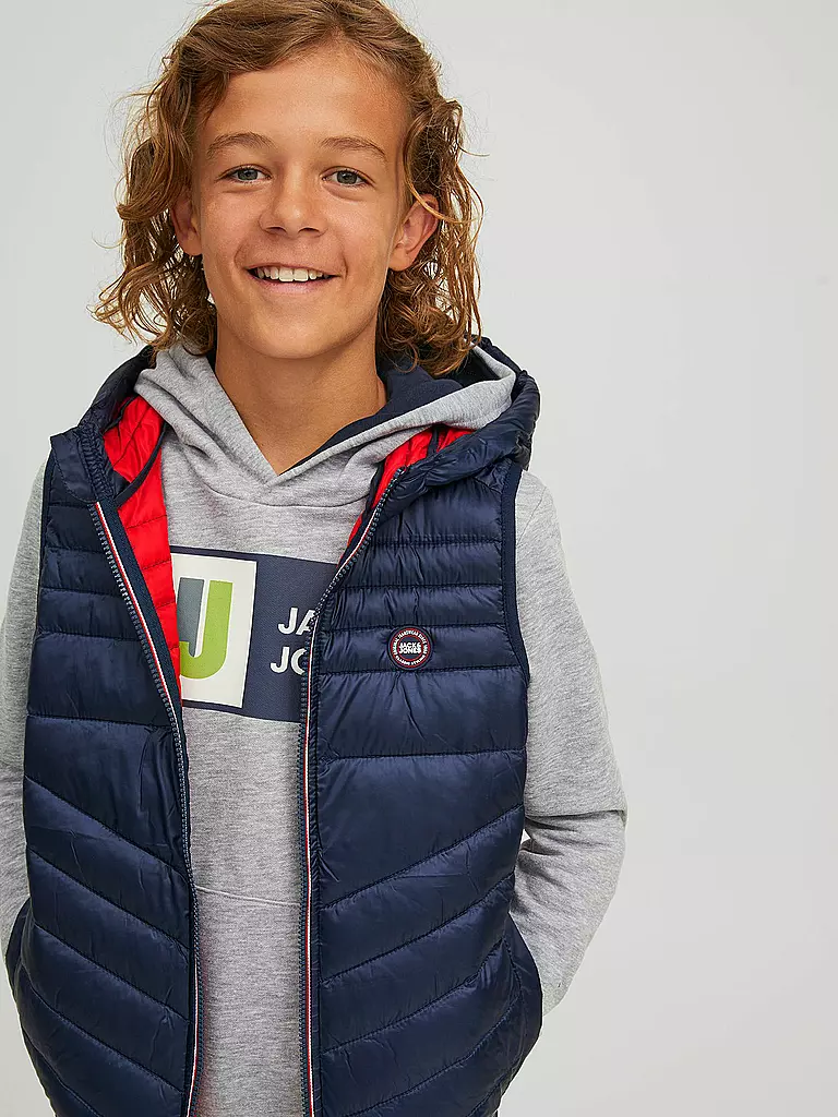 JACK & JONES | Jungen Steppgilet JJEHERO | Blu scuro