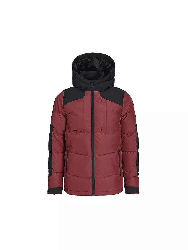 JACK & JONES | Jungen Steppjacke JCOOTIS | Rosso scuro