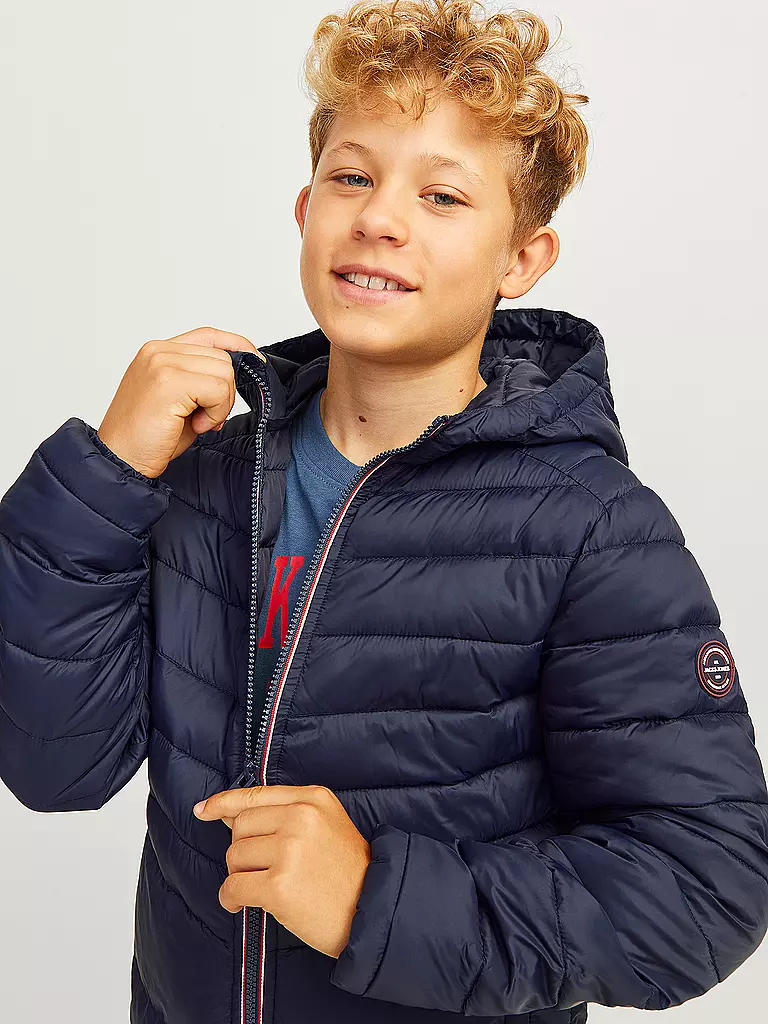 JACK & JONES | Jungen Steppjacke JJESPRINT | Blu scuro