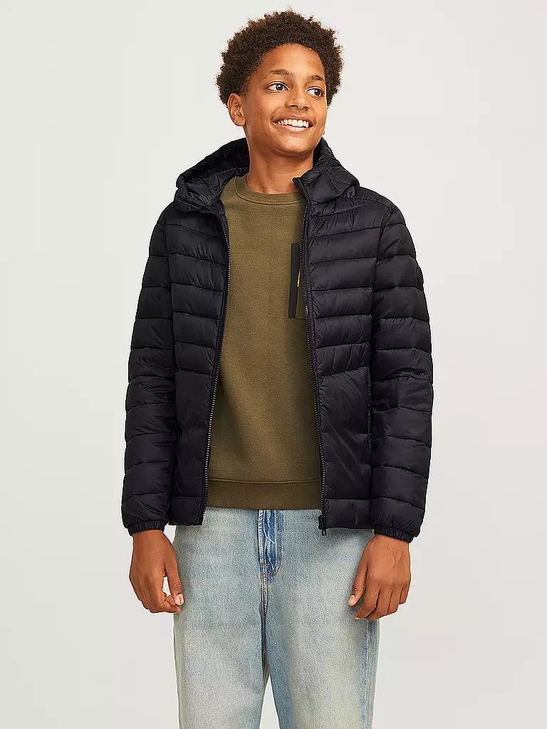 JACK & JONES | Jungen Steppjacke JJESPRINT | Nero