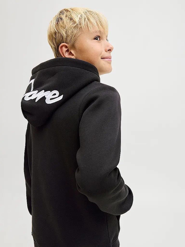 JACK & JONES | Jungen Sweater JCOPOINT
Marke: JACK & JONES
Farbe: schwarz
Kategorien: Mode,Kinder,Jungen
Ärmellänge: Langarm
Material: Sweat,Baumwolle,Polyester / Polyamid
Kragenform: Kapuze
Musterung: Unifarben
Passform (Oberbekleidung): Locker
Stil: Young Fashion
D |