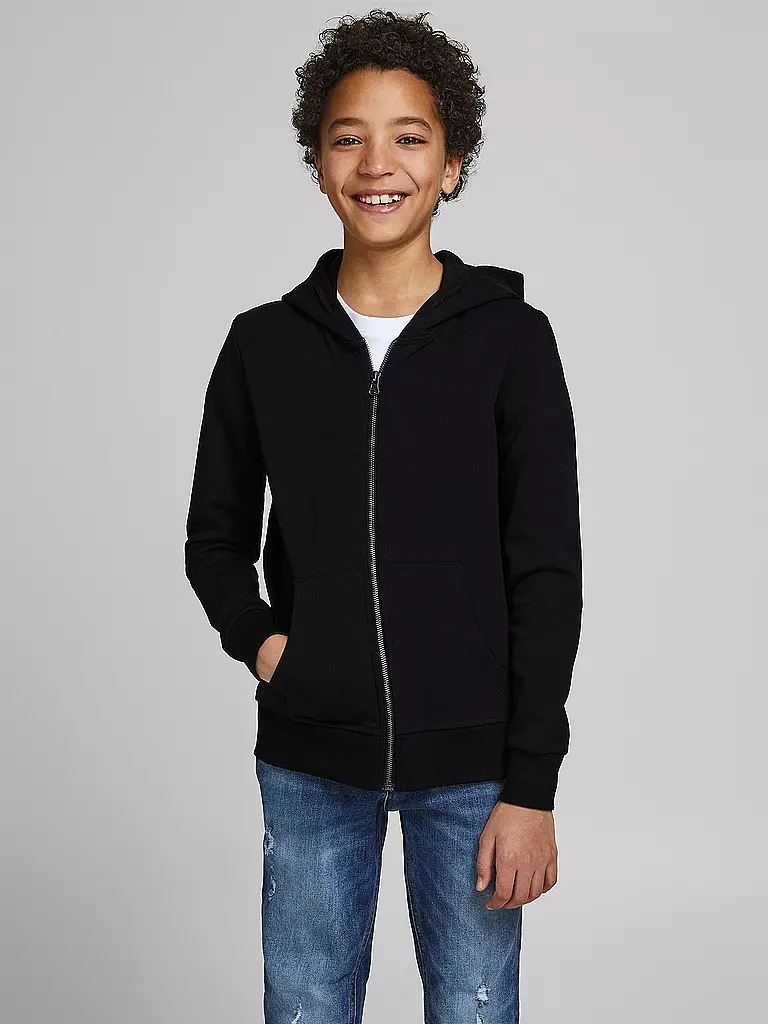 JACK & JONES | Jungen Sweatjacke " JJEBASIC " | Nero