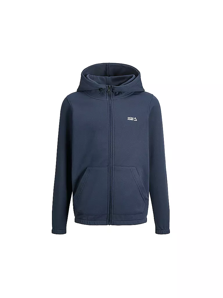 JACK & JONES | Jungen Sweatjacke JCOBASIC | Blu scuro