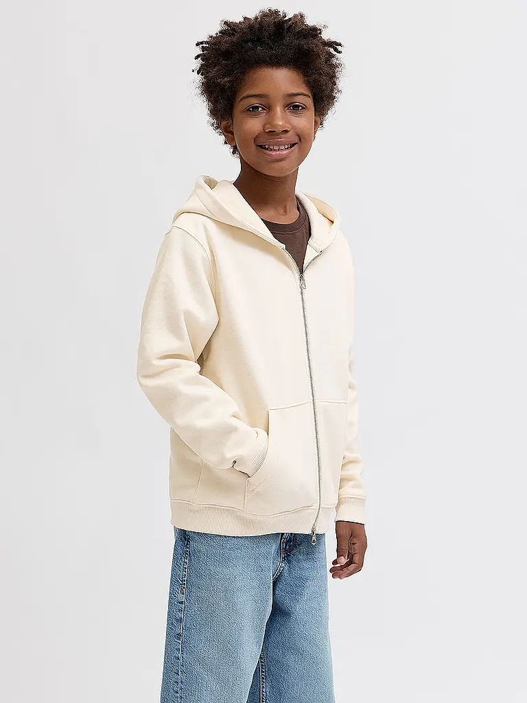 JACK & JONES | Jungen Sweatjacke JORBEDFORD  | Crema