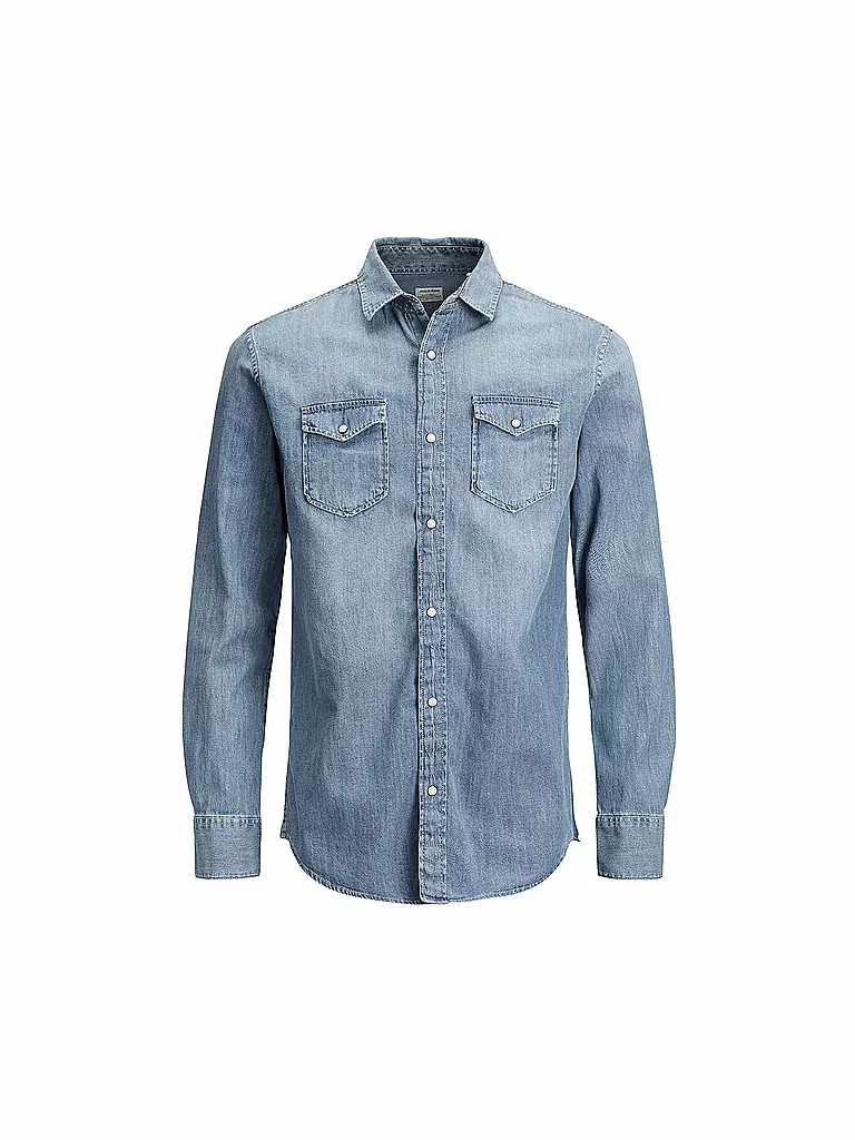 JACK & JONES | Jungen-Jeanshemd "JJEWESTERN SHERIDAN" | Blu