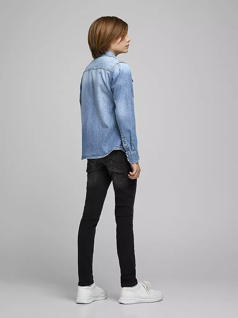 JACK & JONES | Jungen-Jeanshemd "JJEWESTERN SHERIDAN" | Blu