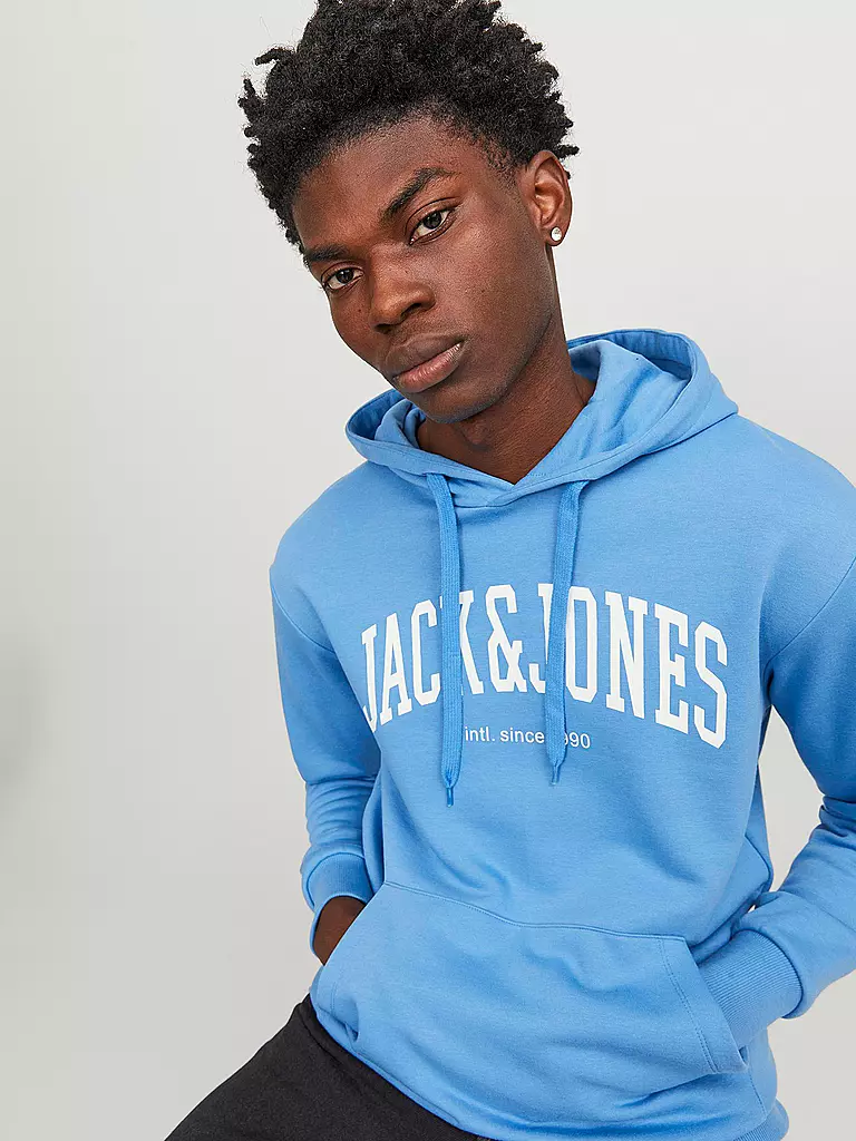 JACK & JONES | Kapuzensweater - Hoodie JJEJOSH | Blu chiaro