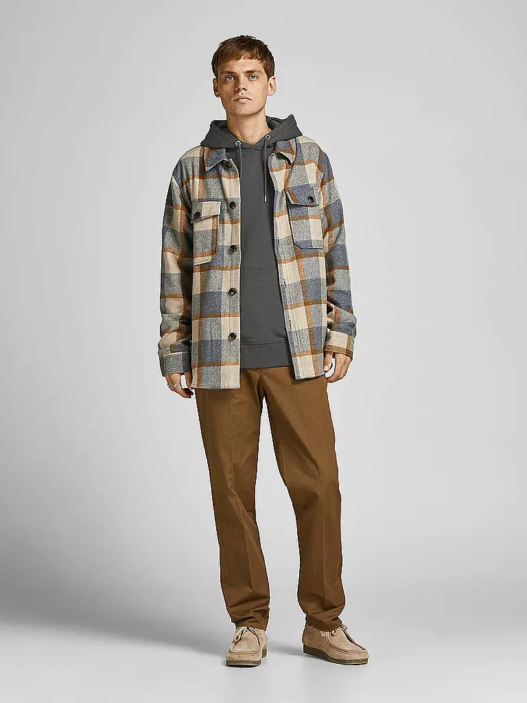 JACK & JONES | Kapuzensweater - Hoodie JJEORGANIC  | Grigio