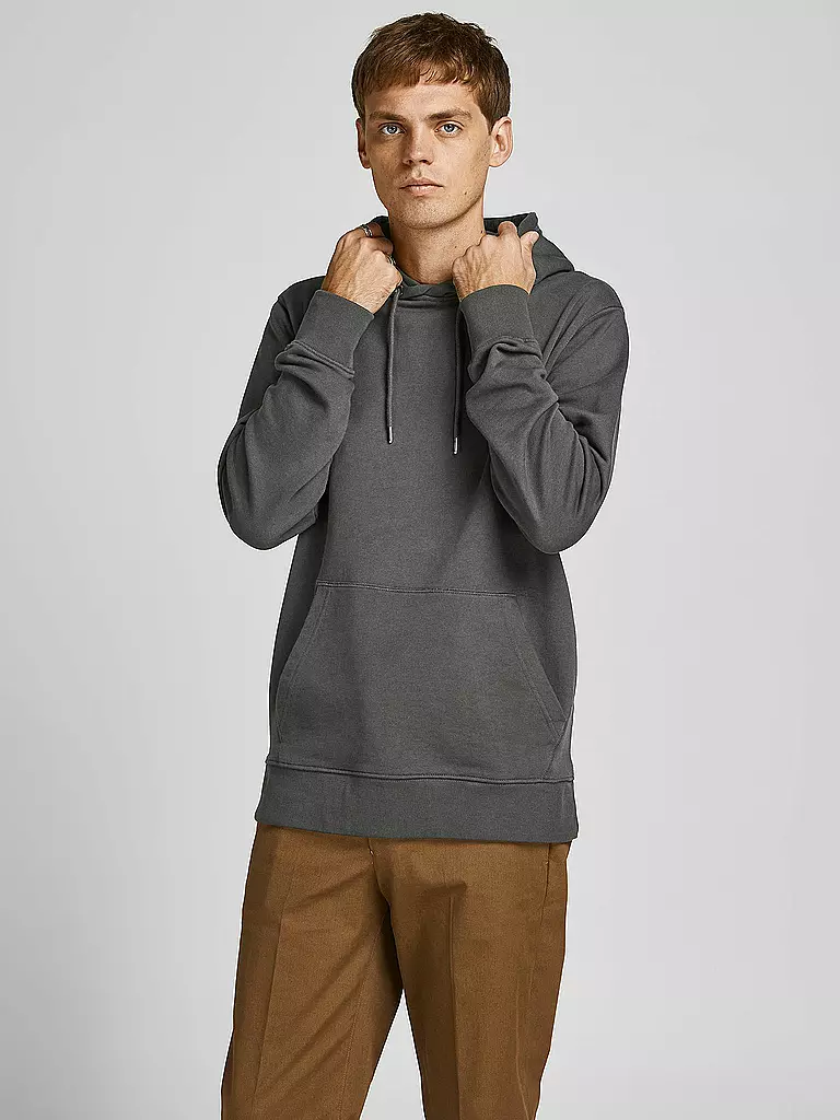 JACK & JONES | Kapuzensweater - Hoodie JJEORGANIC  | Grigio
