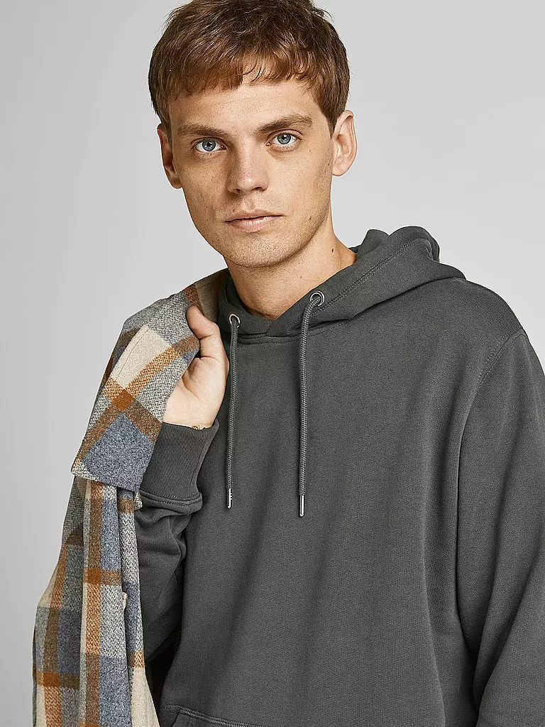 JACK & JONES | Kapuzensweater - Hoodie JJEORGANIC  | Grigio