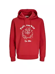 JACK & JONES | Kapuzensweater - Hoodie JJXMAS  | Rosso