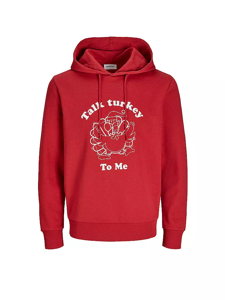 JACK & JONES | Kapuzensweater - Hoodie JJXMAS  | Rosso